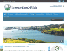 Tablet Screenshot of dunmoreeastgolfclub.ie